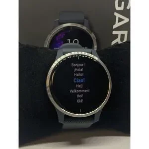 Garmin 62A020364 Unisex Gray Rubber Strap Digital Black Dial Smartwatch WAT38 Garmin 62A020364 Unisex Gray Rubber Strap Digital Black Dial  main image 2